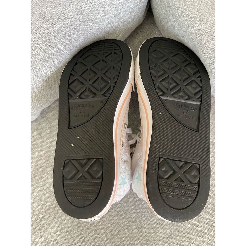 Converse Chuck Taylor All Star Mermaid Lift Platform High Top Sneakers Teens 3 - Picture 3 of 6